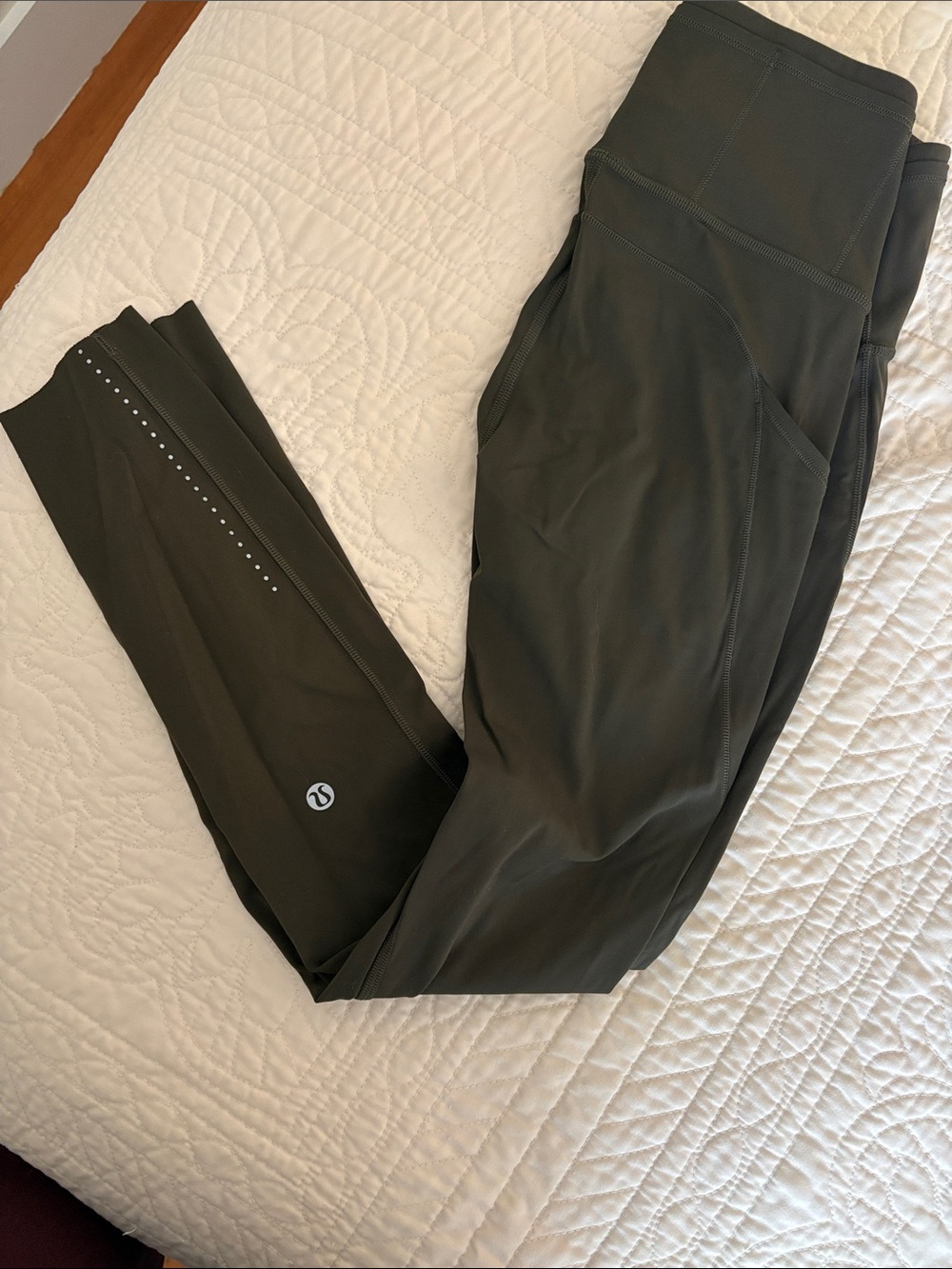 lululemon athletica Women’s Dark Olive Green High-Rise Leggings